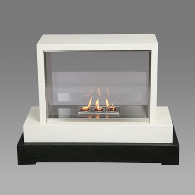 Image of Metro White Fireplace